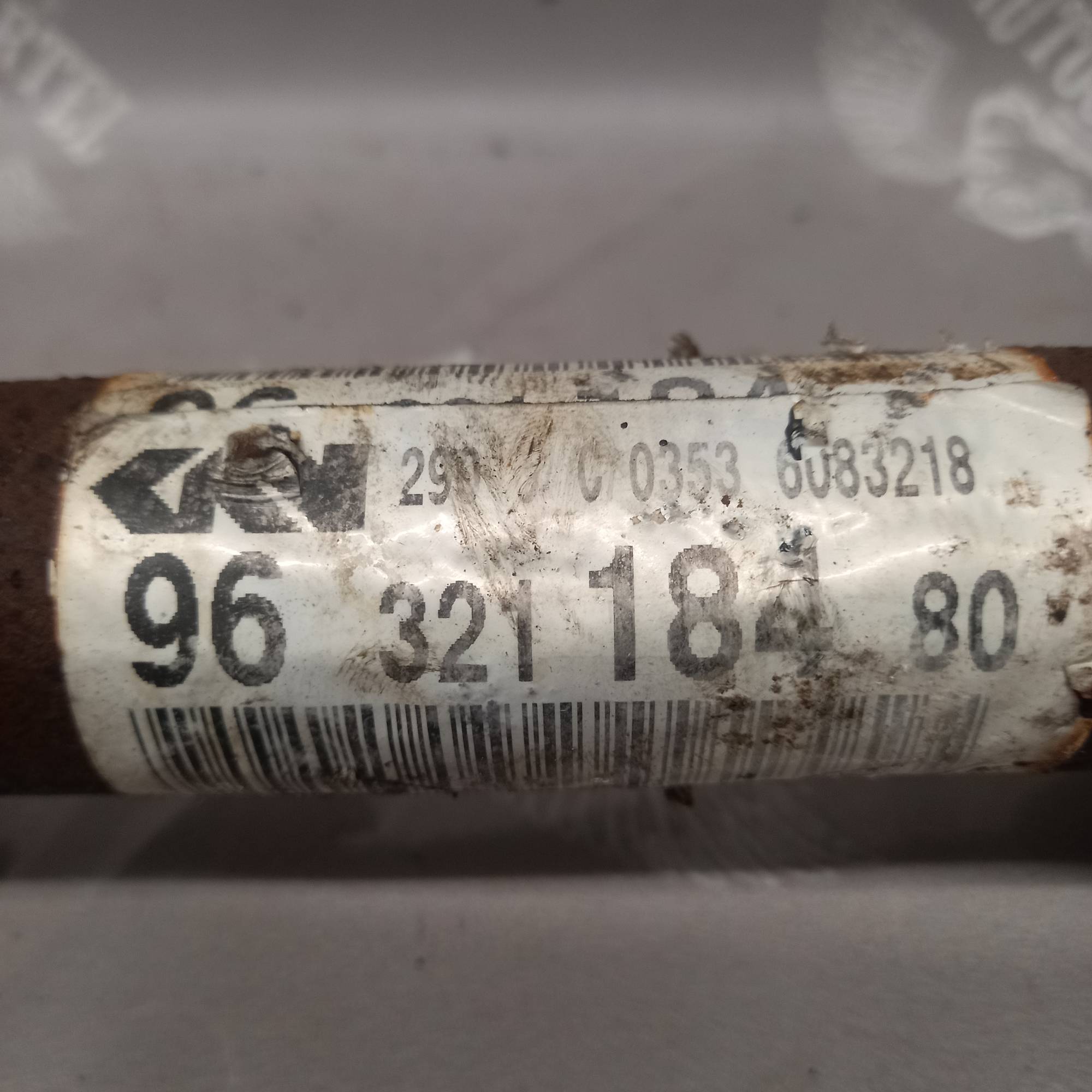 Піввісь ліва коротка PEUGEOT PARTNER M59 2003-2008 9632118480