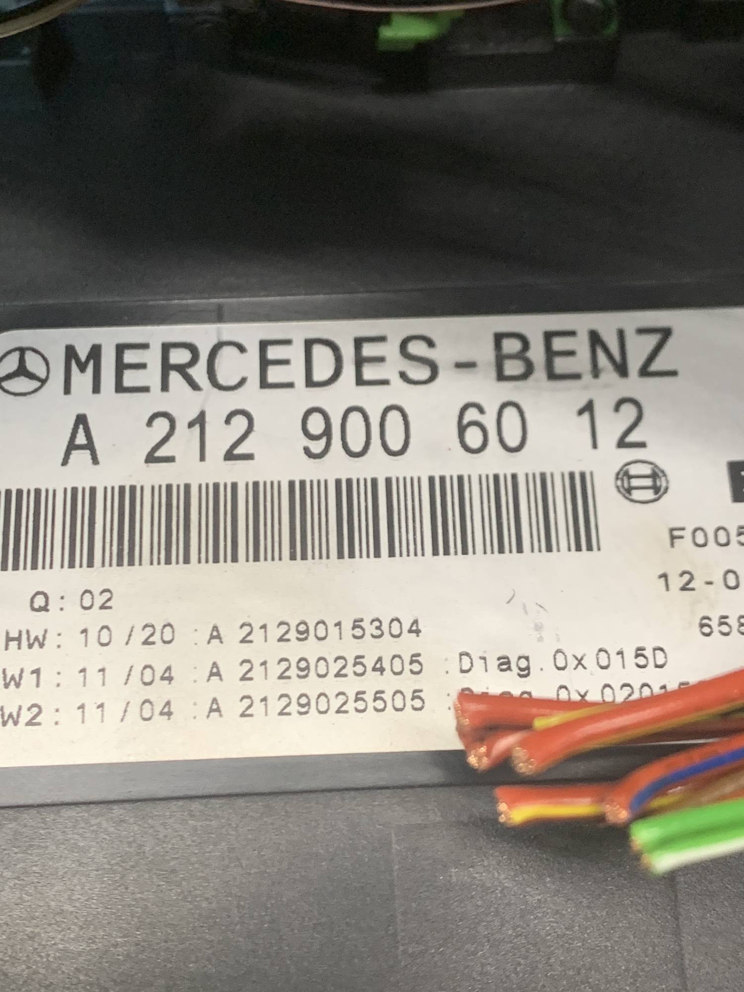 Блок контролер sam mercedes w212 a2129006012
