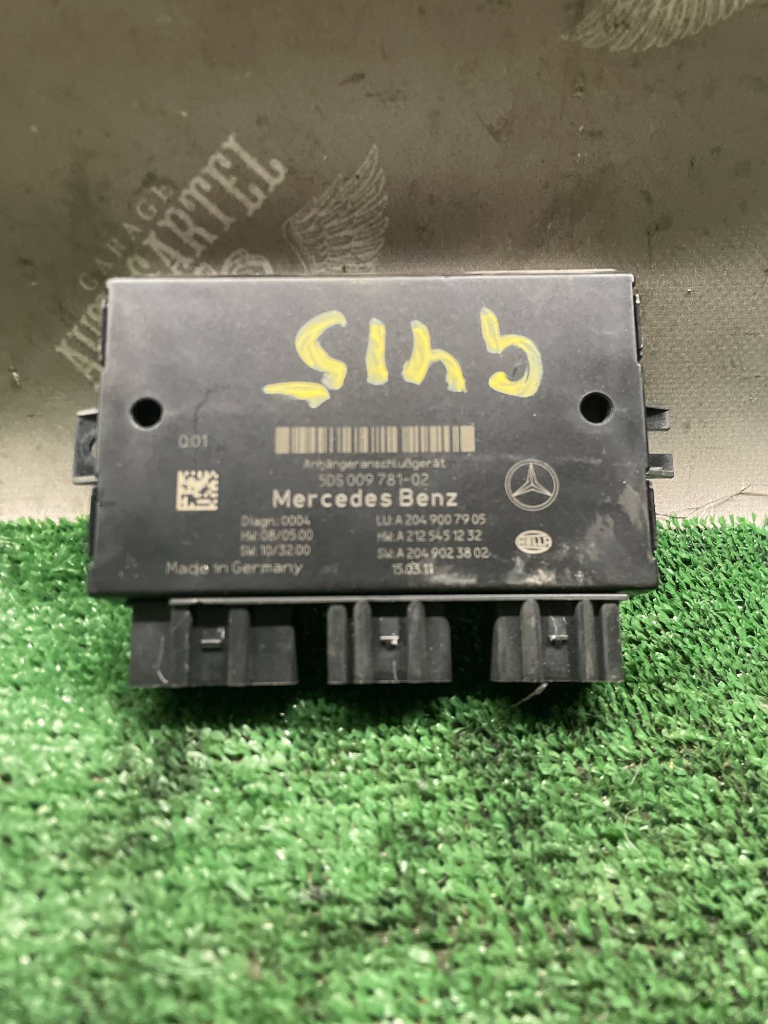 Блок керування фаркопом mercedes c-class (w204) a2049007905