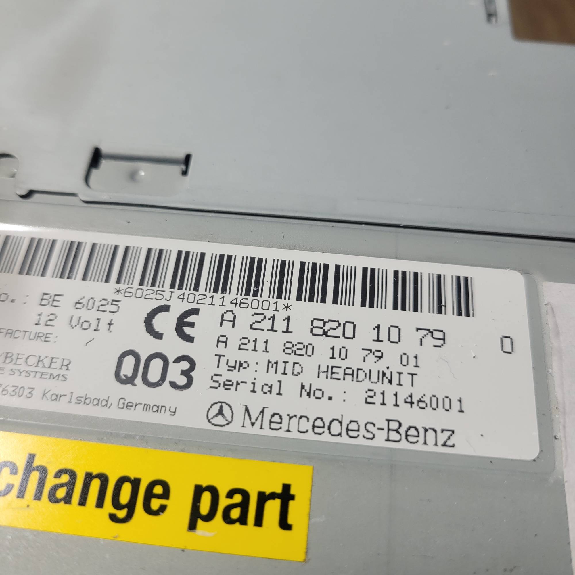 Магнітола/ автомагнітола/ радіо A2118201079 Mercedes E-Class W211/ S211