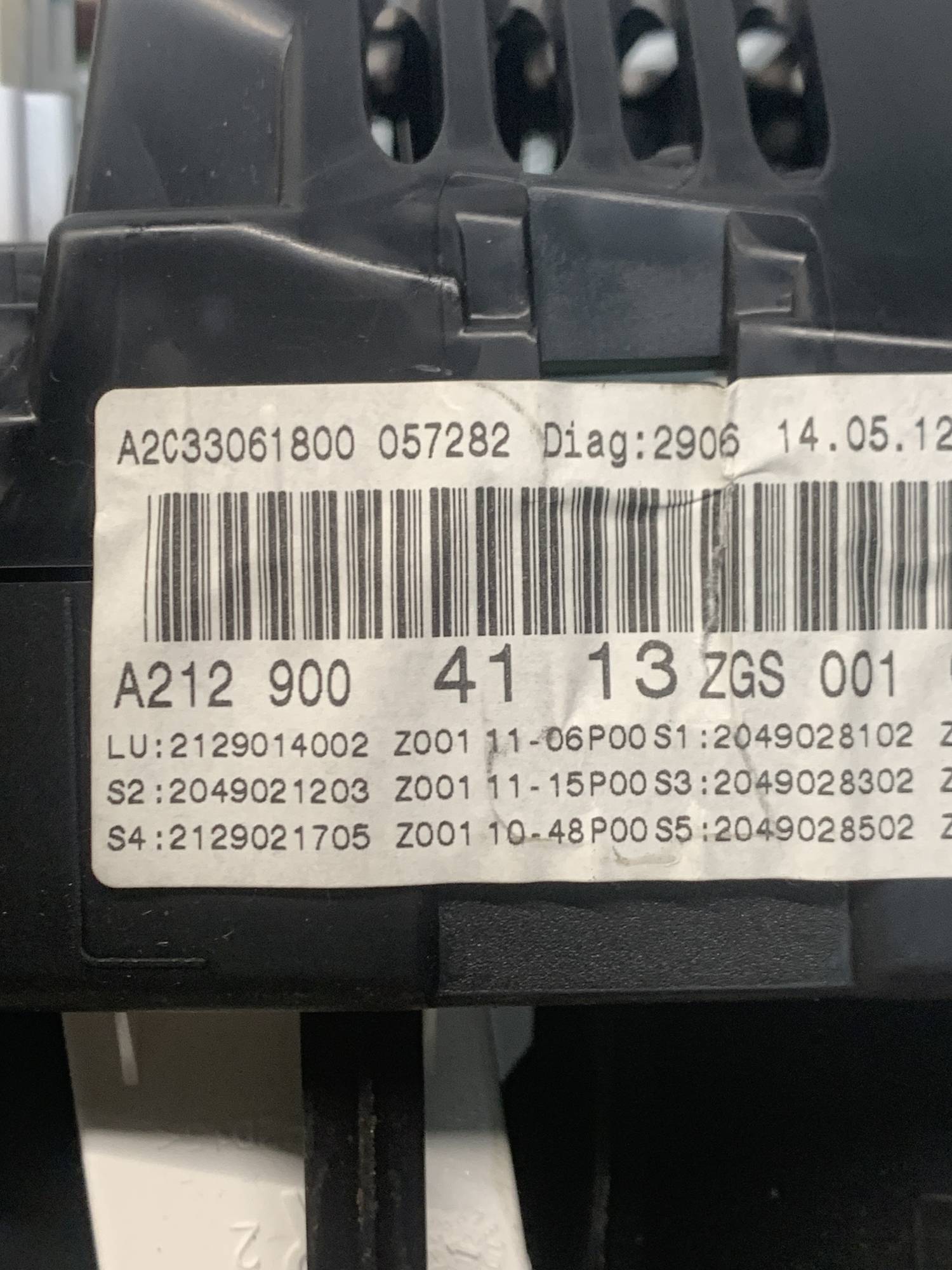 Панель приладів Mercedes E-class W212 3.0cdi a2129004113