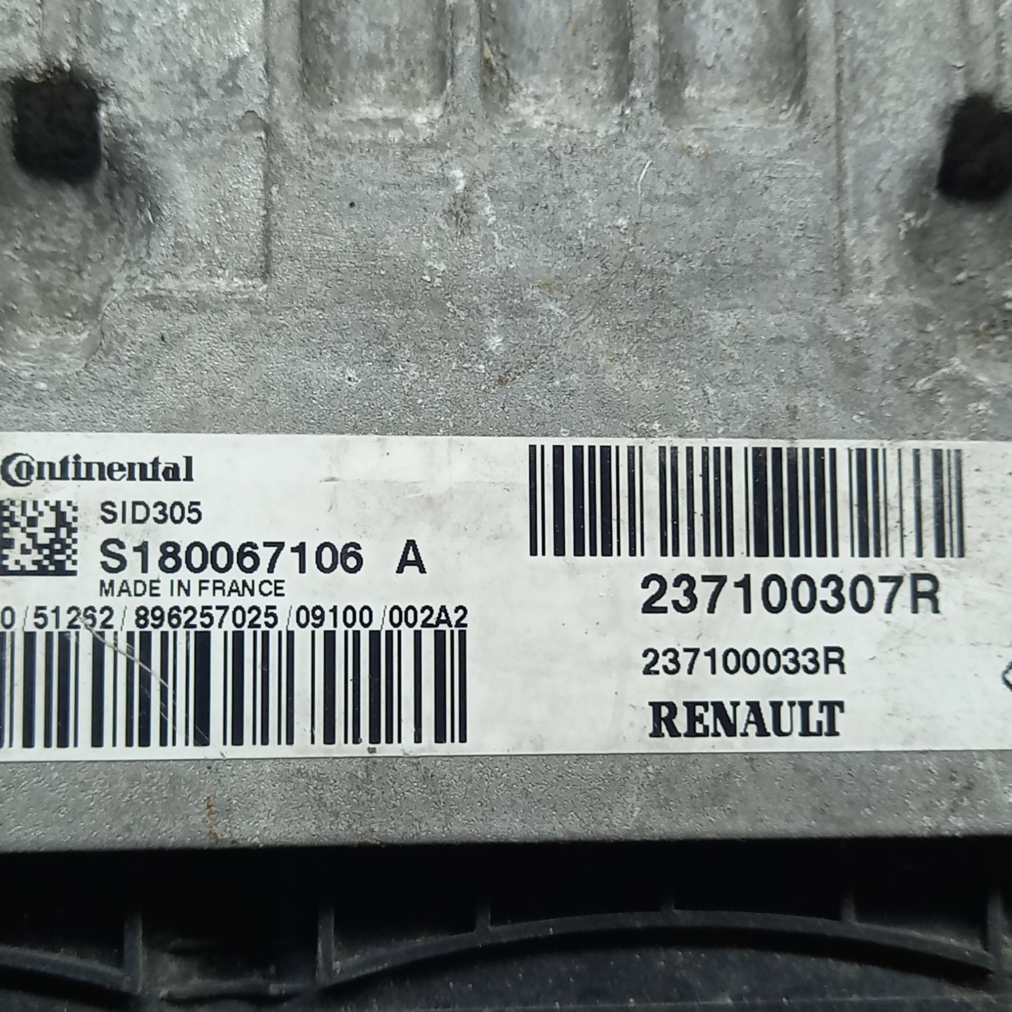 Блок управління двигуном Renault Megane III Scenic III 1.5 DCI 237100307R 237100033R S180067106