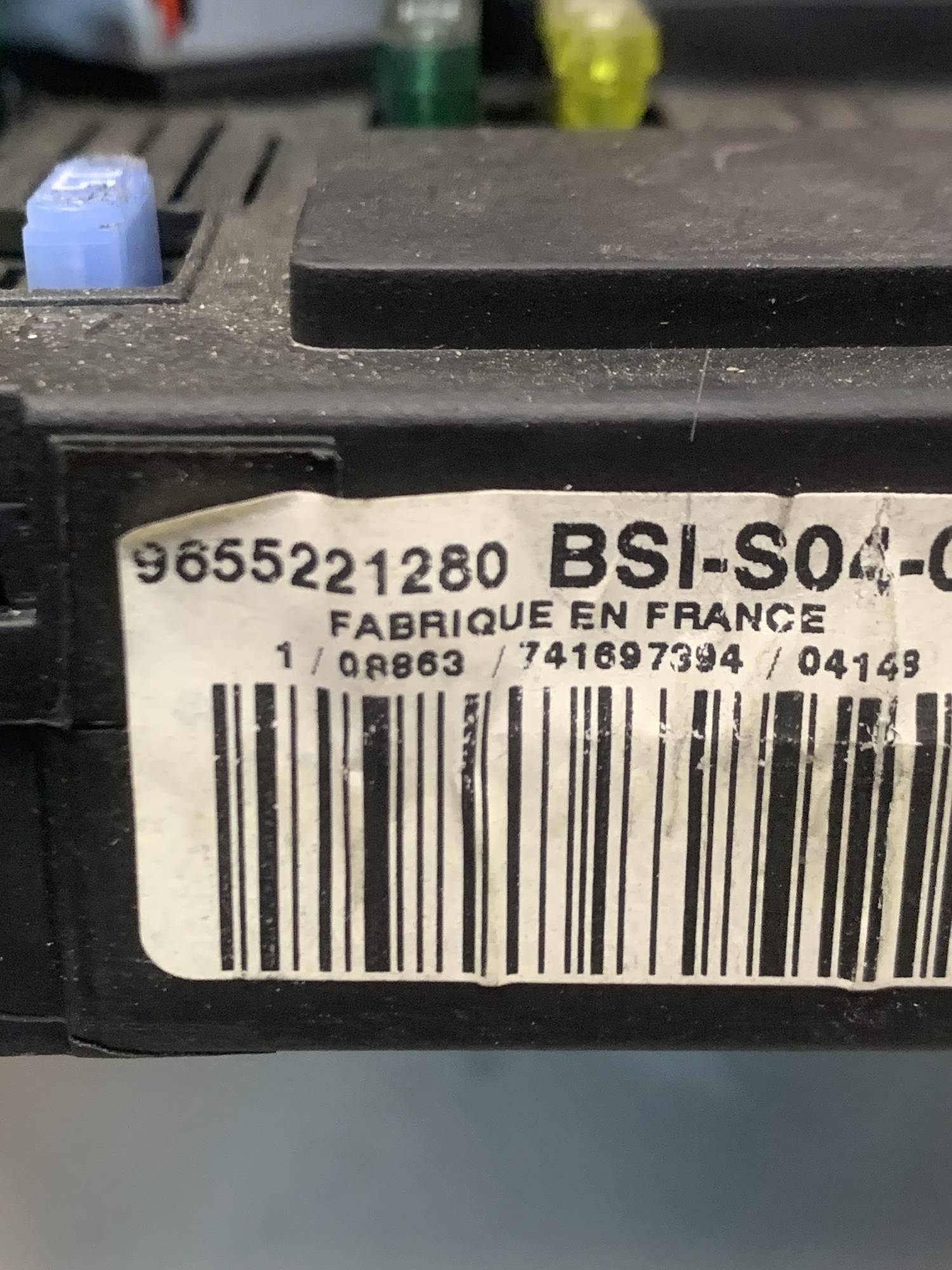 Блок комфорту PEUGEOT 407 04-11 9655221280