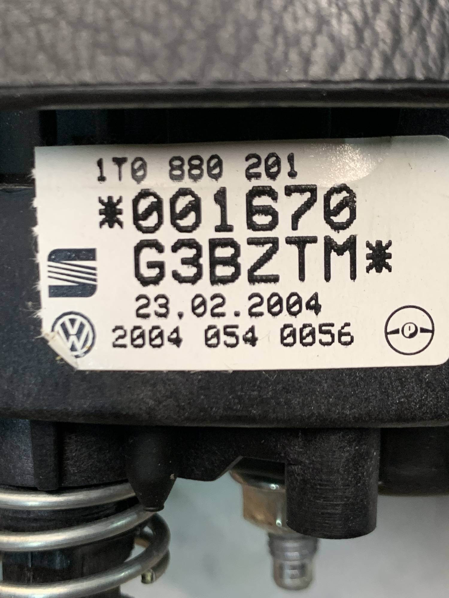 Подушка безпеки кермо Airbag Volkswagen Touran 1t0880201