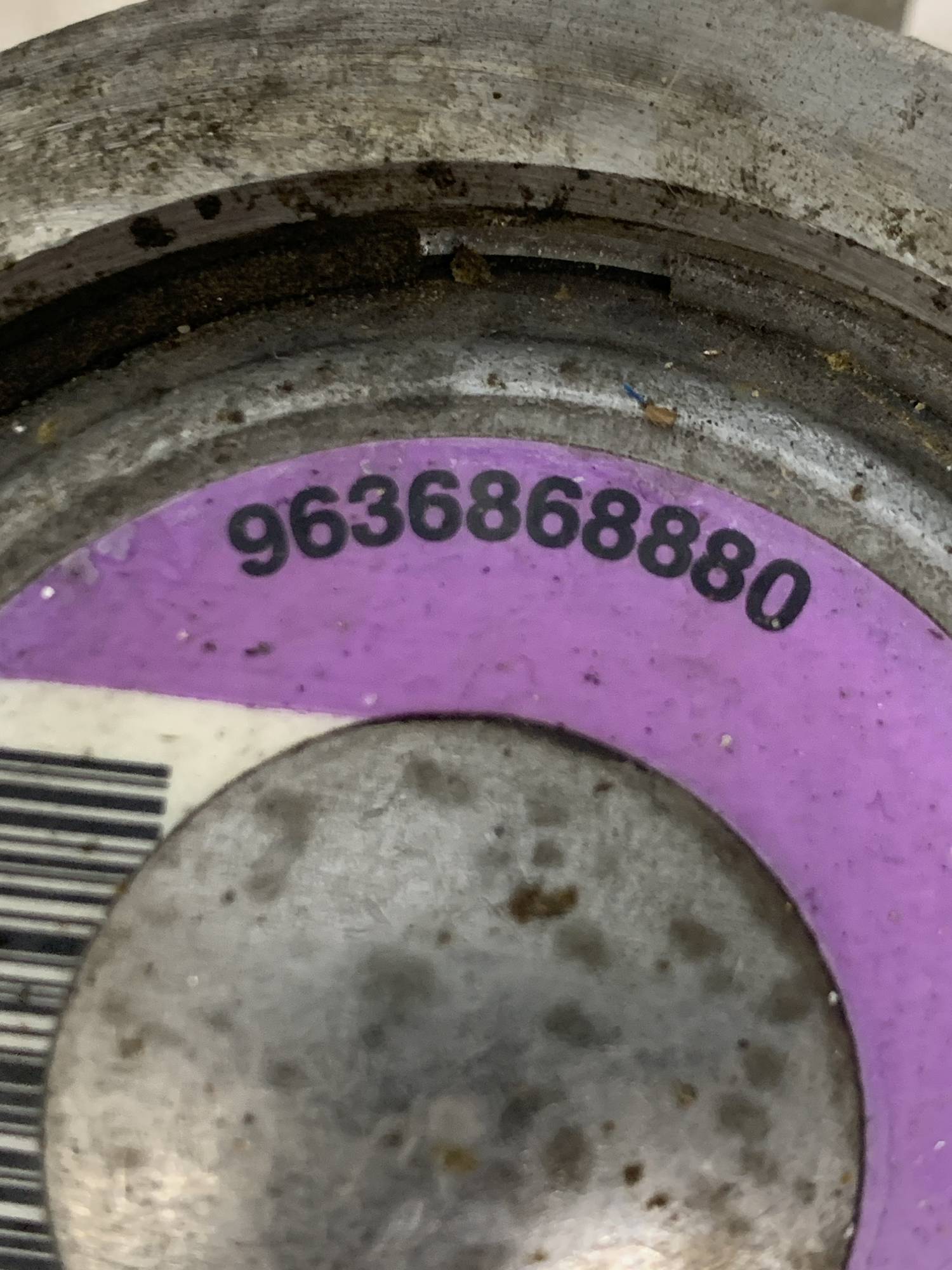 Насос гідропідсилювача керма (ГУР) Peugeot 206 1.1 8V 9636868880