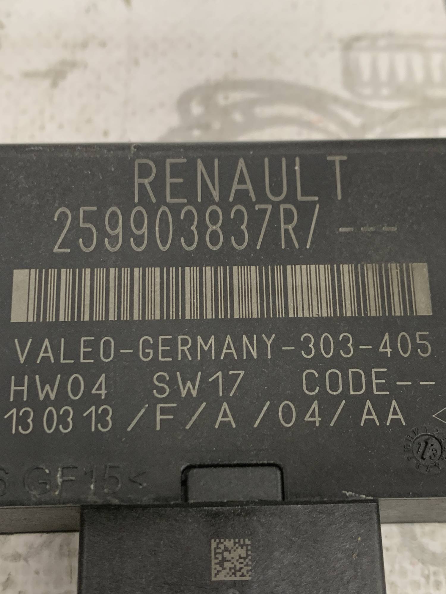 Блок керування партроніками RENAULT MEGANE III 259903837r