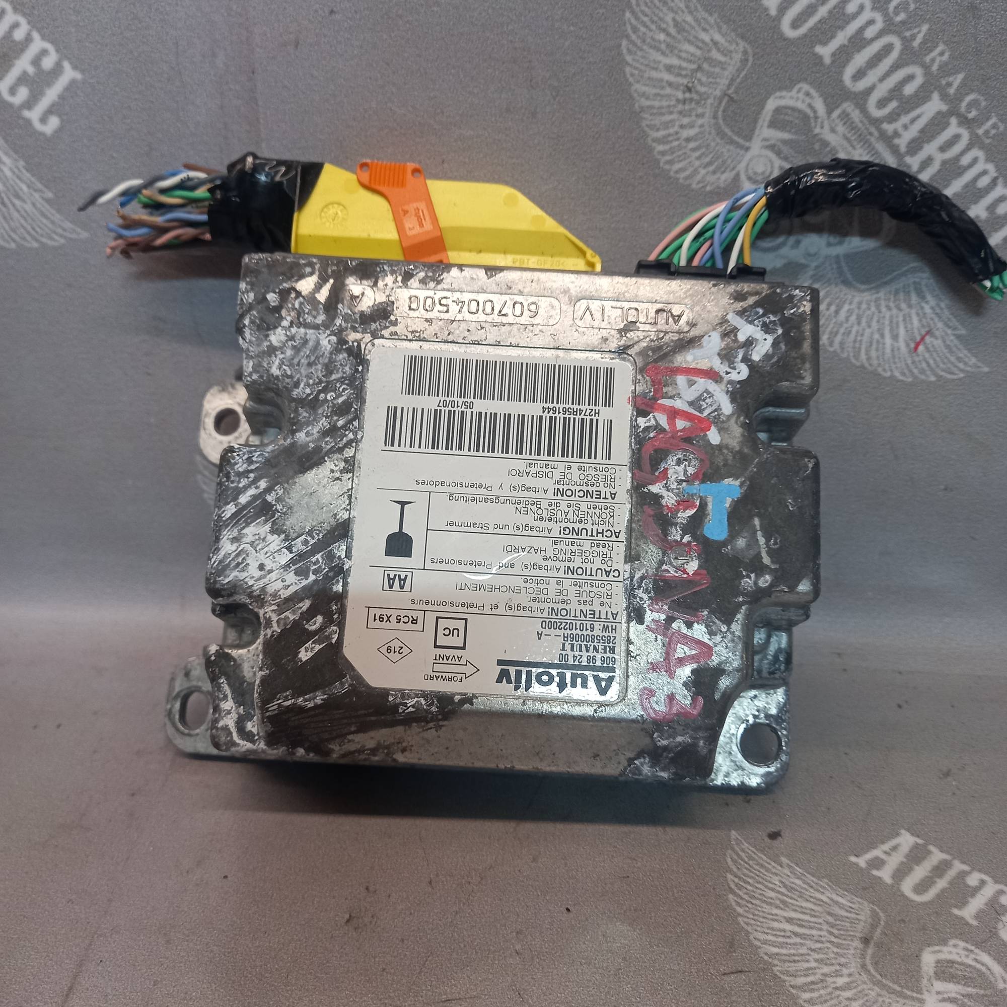Блок управління AIRBAG Renault Laguna (III) 2007-2015 285580006r