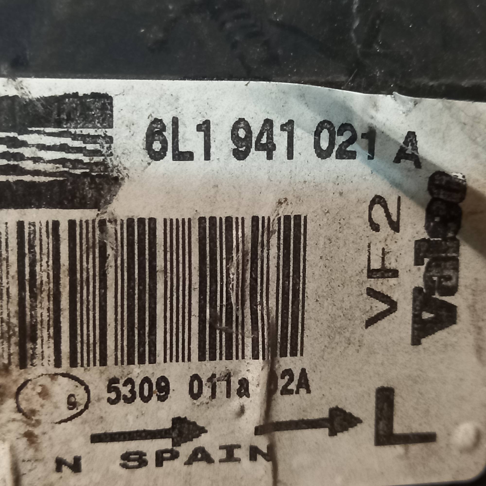 Фара ліва SEAT CORDOBA 2 Ibiza 2002-2008 6l1941021a