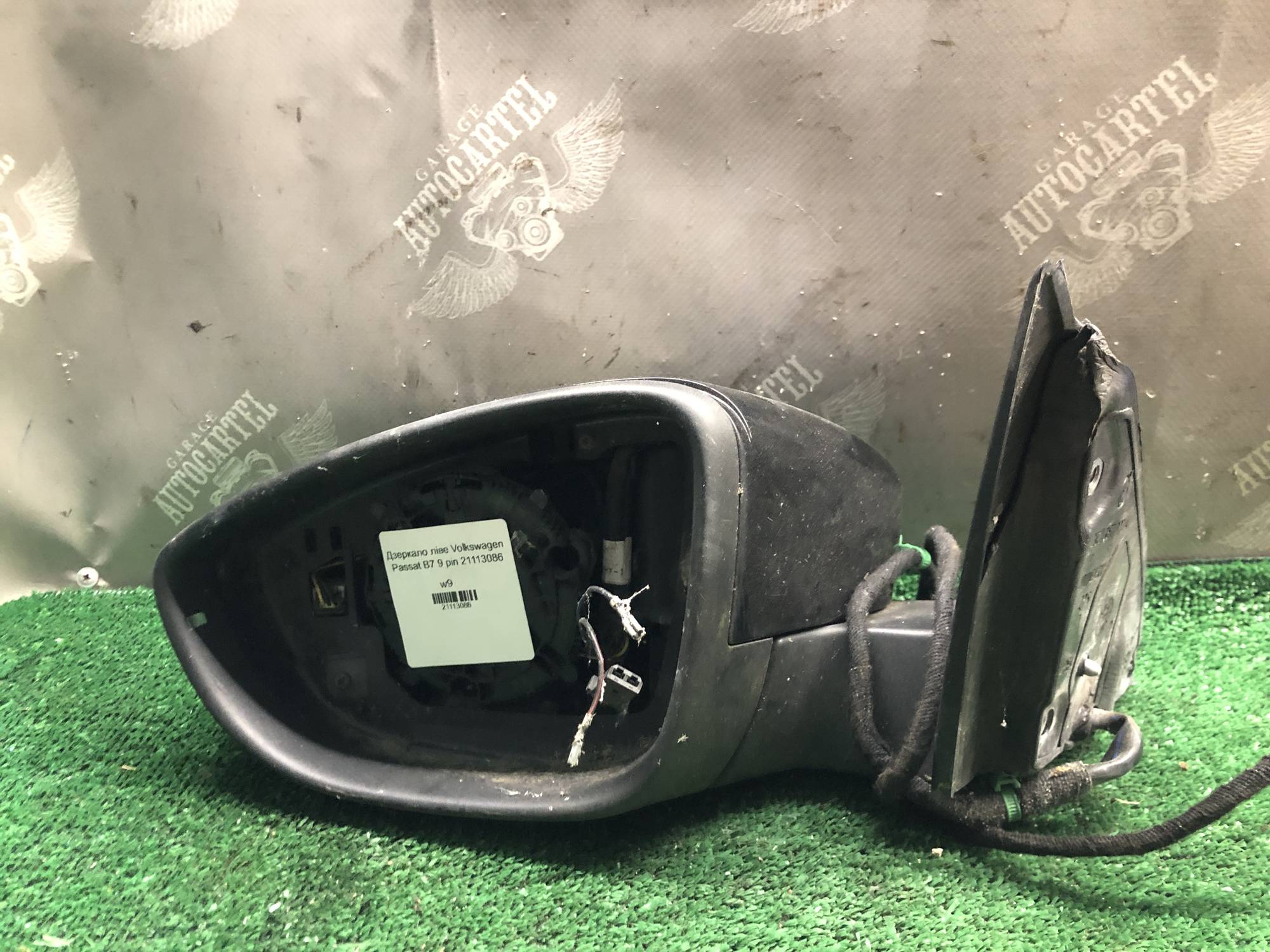 Дзеркало ліве Volkswagen Passat B7 9 pin 21113086