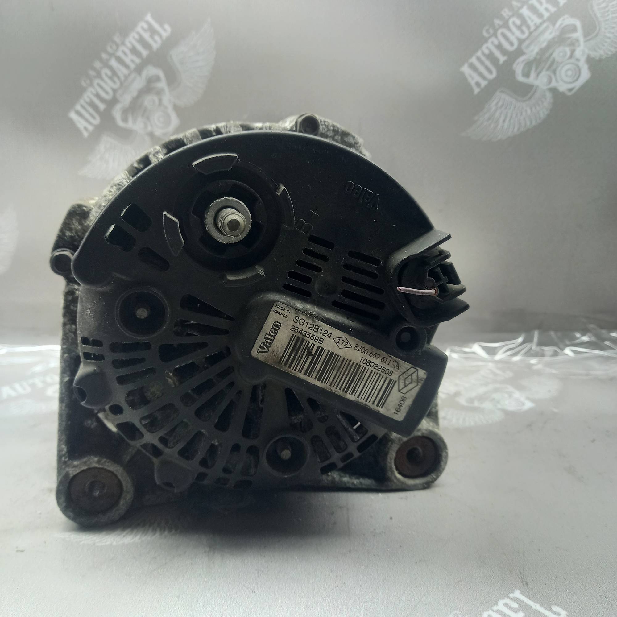 Генератор (120 A, 14 B) Renault Megane II 1.9 DCI 8200667611a