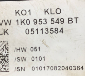 Модуль керування підрульового перемикача Volkswagen Golf 5, Caddy, Skoda Octavia 1k0953549bt