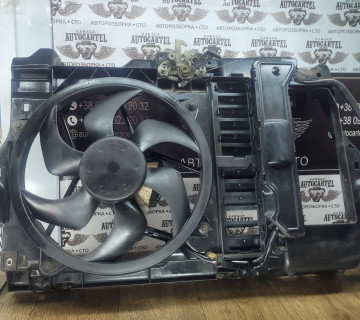 Дифузор радіатора з вентилятором Peugeot Partner Berlingo C4 1.6 HDI 9658574780 969505 04915