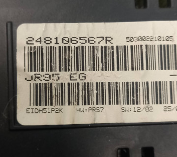 Панель приладів renault scenic 3 248106567r
