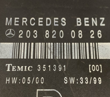 Блок комфорту задніх правих дверей Mercedes w203 2038200826