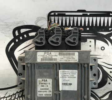Блок управління двигуном (ЕБУ), комп`ютер, Citroen C3, Berlingo, 1.4 8v, 9642222380, 9650825580