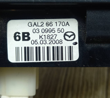 GAL266170A, Блок кнопок лівий DSC, AFS із заглушкою кнопки та накладкою Mazda 6 2007-2012 , gal266170a, d65155225