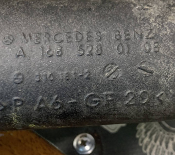 Патрубок інтеркулера Mercedes A-Class W168 A170 a1685280108