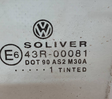 Скло дверей заднє ліве Volkswagen Passat B5 седан 43r-00081, 21807404