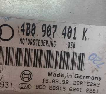 Блок керування двигуна Audi A6 C5 2.5 TDI 4b0907401k