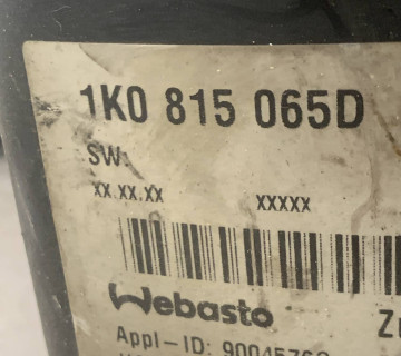 Автономний обігрівач Webasto VW TOURAN, Caddy III 1k0815065d