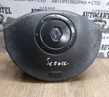 Подушка безпеки в кермо Renault Scenic 2 Megane 2 2002-2006 (62). 8200381851 A