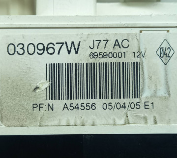 6959000, Блок управління пічкою Renault Clio III, 030967W