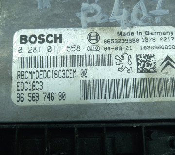 9656974680 Блок управління двигуном Peugeot 407 9HZ / 9HY 1.6, 9658274680