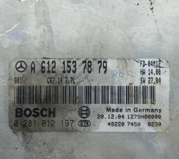 Блок управління двигуном Mercedes Benz C-class (s203)2.7 cdi, a6121537879