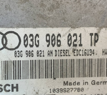 блок керування двигуна audi a3 8p рестайлінг 1.9 TDI 03g906021tp