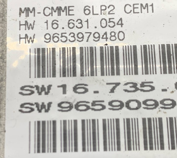 Блок управління двигуном CITROEN C4 1.4 9653979480