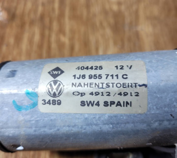 Мотор склоочисника заднього скла Volkswagen Golf 4 Skoda Fabia1998-2006 1J6955711C
