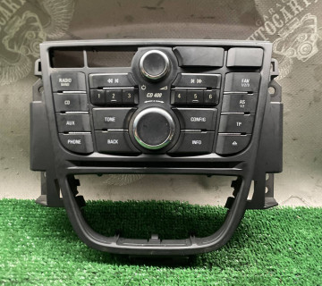 Блок управління магнітолою CD 400 Opel Astra J Opel Meriva B чорний 13346050