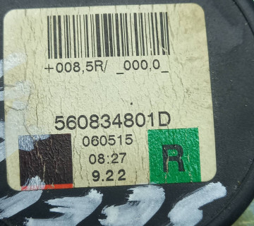 Ремінь безпеки правий передній Opel Astra H 560834801d,13242305