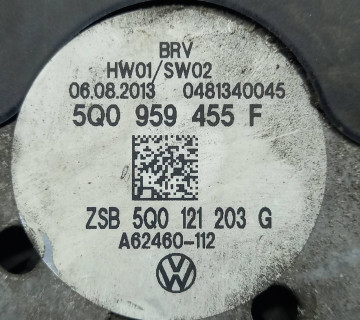 5q0959455f Диффузор + вентилятор охолодження двигуна Skoda Octavia A7,AUDI A3 8V 1.6 TDI (400W; 440mm), 5q0121203g,5Q0121205,