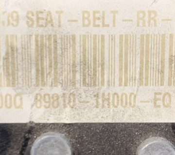 Ремень безпеки задній праивий Kia Ceed HB 89810-1H000 89820-1H000