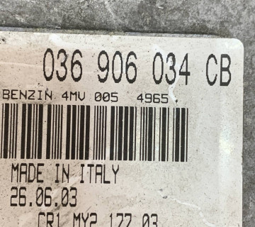Блок керування двигуном skoda fabia 1.4 16v 036906034cb