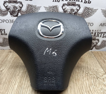 Подушка безпеки кермо 2 роз`єми MAZDA 6 2002-2007.GJ6A57K00B