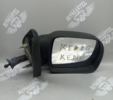 010399 Дзеркало бокове ліве механічне Renault Kangoo 2001,21345579