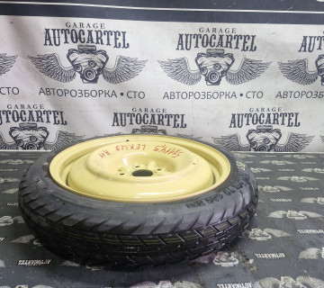 Автомобільна докатка,запаска оригінал 5×114.3 r17 j17x4t розмір 125/700