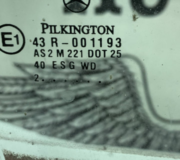 Скло дверки передньої правої Mercedes W203 купе 43r-001193,21803949