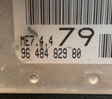 Блок керування двигуном 1.6 16V PEUGEOT 206 98-05 9648482980