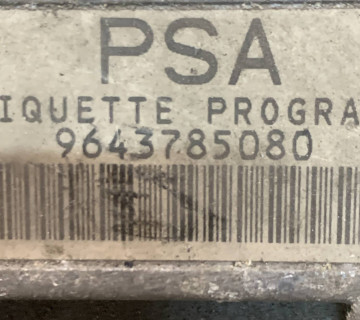 Блок керування двигуном, ЕБУ Peugeot 206 1.4 9643785080