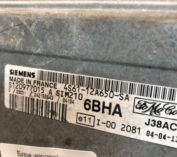 Блок управління 4S6112A650SA s120977015a 4s61-12a650-sa sim 210 ford