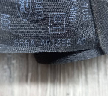 Ремінь безпеки передній лівий Ford Fiesta 02-09, 6s6aa61295ab