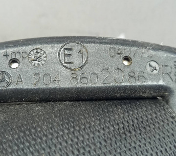 a2048602086 Ремінь безпеки передній правий Mercedes W204 (з піропатроном)