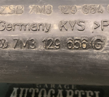 Патрубок інтеркулера VW Sharan 1.9tdi 1995-2010 7m3129654g
