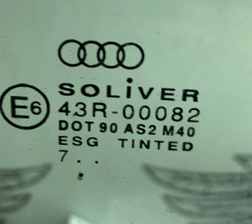Скло дверки передньої правої Audi A6 C5 43r-00082, 21801402
