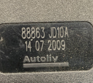 Замок ременя безпеки задній лівий Nissan Qashqai J10 88863jd10a