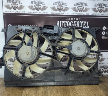 24418343 Дифузор з вентилятором охолодження opel vectra c 2.2