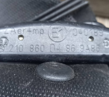 Ремінь безпеки задній правий Mercedes-Benz A2108600485 9A86 E-Class W210 2108600486